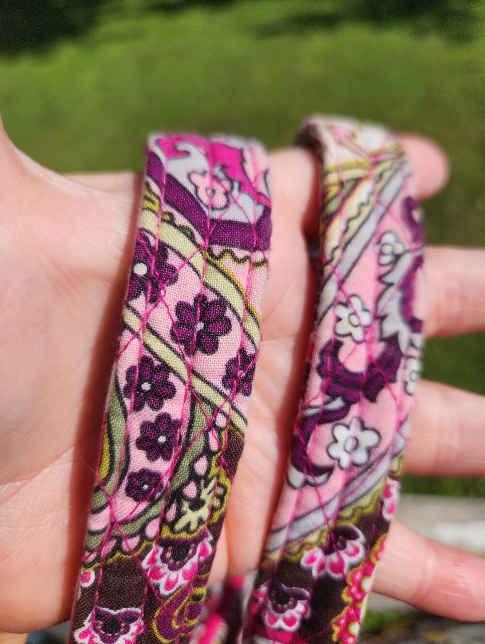 Vera Bradley Eloise satchel iin retired "Watercolor" floral print. Kiss Closure - Picture 4 of 14